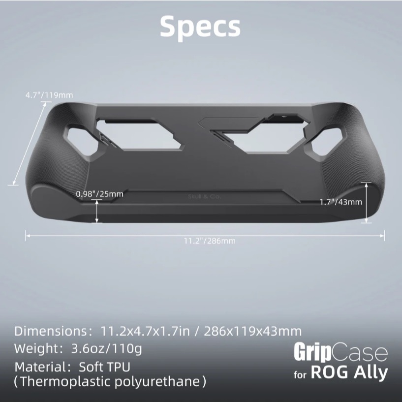 Skull & Co. GripCase & Carrying Case for ROG Ally