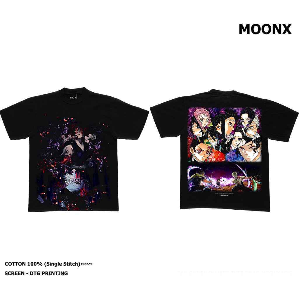 เสื้ออนิเมะ Demon slayer | Anime Bootleg T-shirt | Manga Vintage Shirt