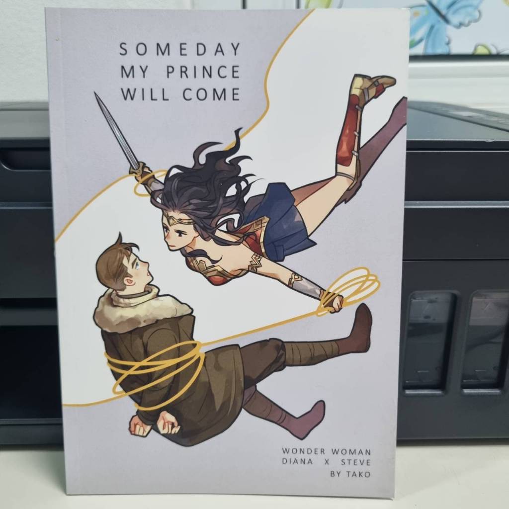 หนังสือ การ์ตูน มังงะ manga มือสอง someday my prince will come wonder women fanbook TAKO