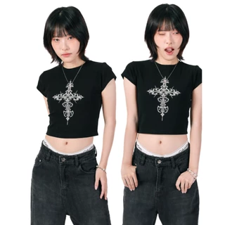 kome.offi เสื้อยืด no mercy collection
