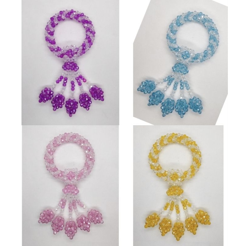 พวงมาลัยคริสตัล​ สลับสี 1           (Size​ M)​