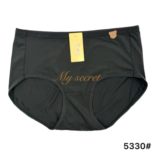 กางเกงในผู้หญิงผ้าลื่น เด้ง สีเนื้อ/สีดำ ผ้าขึ้นห้าง เอว 29-34 นิ้ว