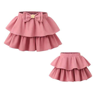 พร้อมส่งจากไทย กระโปรงสั้น Miniskirt สำหรับเด็กใส่เต้น Cover Dance แบบลิซ่า