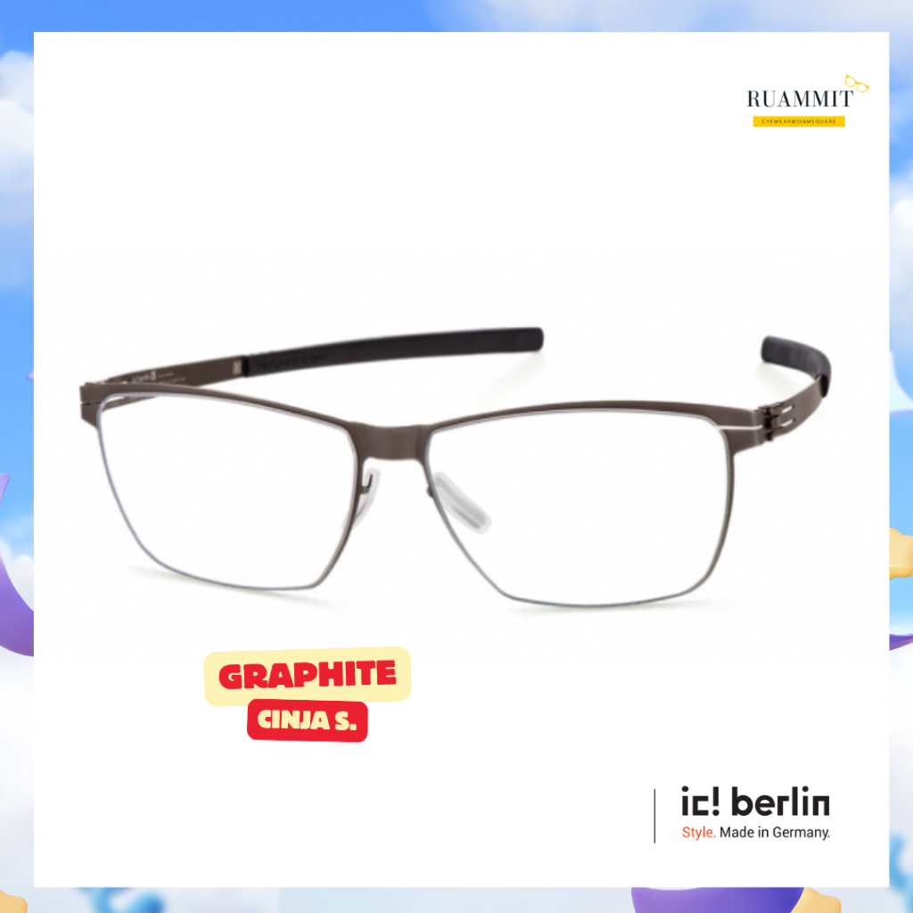 แว่นสายตา ic! berlin รุ่น Cinja S. ทรงคลาสสิคของic ของแท้ จัดส่งฟรี!!