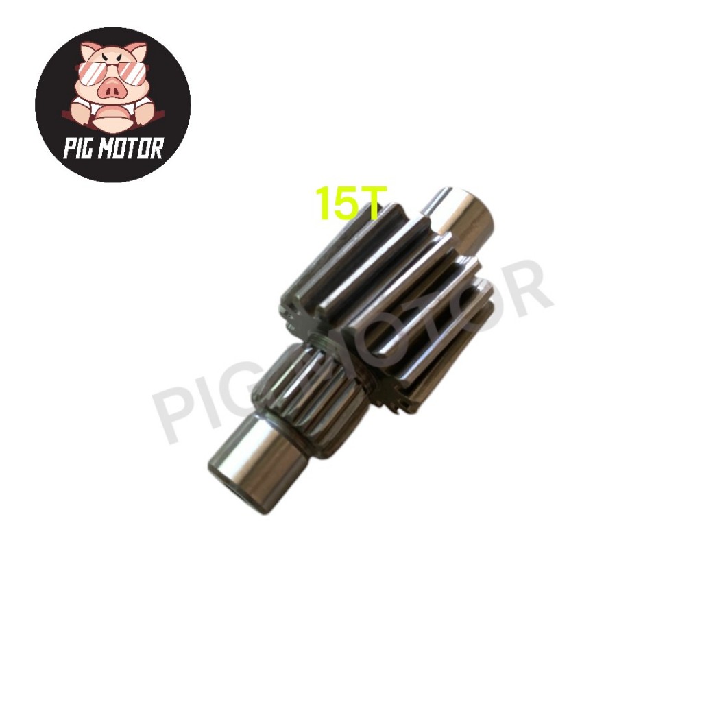 เฟืองท้าย เฟืองท้ายแต่ง ( ชุปแข็ง ) PCX125/PCX150 2012-2017/PCX/CLICK125-I/CLICK150-I ขนาด 14T / 15T งานเกรด A - รูปที่ 5