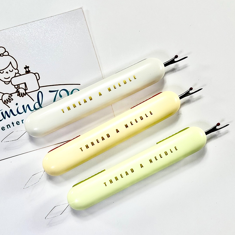 ที่เลาะผ้า+ที่ร้อยด้าย ล็อคได้ฝั่งที่ร้อยด้าย THREAD NEEDLE