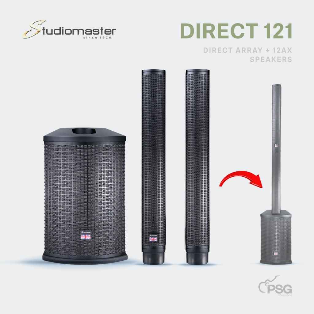 STUDIOMASTER : DIRECT 121 DIRECT ARRAY + 12AXSPEAKER ราคาต่อ 1 ข้าง