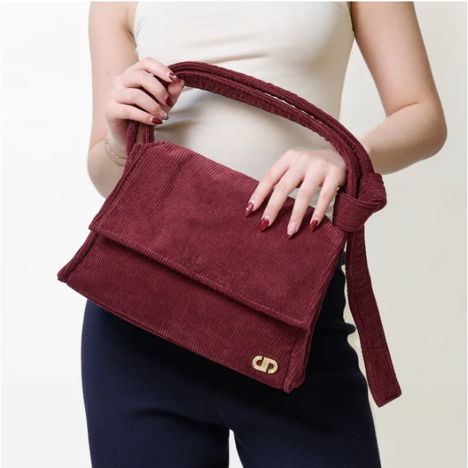 AN-A-ERA (JIRA STUDIO) - Bay Corduroy Crossbody Bag กระเป๋าสะพายผ้าลูกฟูก