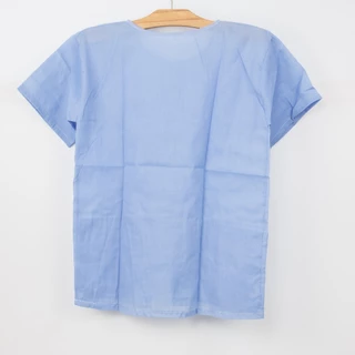เสื้อคอกลมสำหรับผู้สูงวัยทั้งชายและหญิง เหมาะสำหรับใส่ทำบุญ หรือซื้อไปอุทิศส่วนกุศลให้บรรพชนผู้ล่วง