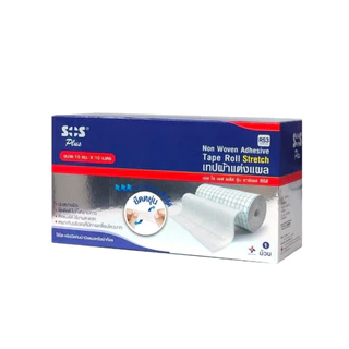 SOS Plus Tape Roll Stretch RS เอสโอเอส พลัส เทปผ้าแต่งแผล เทปปิดแผล