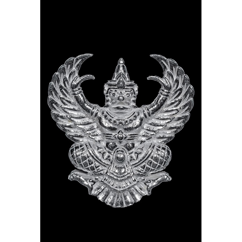 พญาครุฑ รุ่น มหาบารมี 2 ปลุกเสก 3 วาระ หลวงพ่อวราห์ วัดโพธิทอง บางมด เนื้อเงินบริสุทธิ์ พิมพ์ใหญ่
