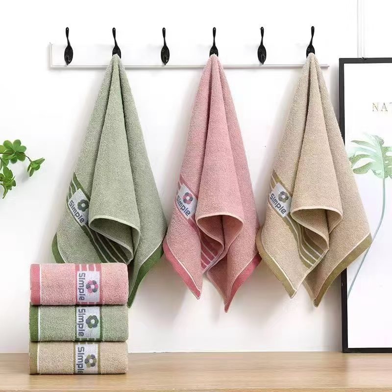 ผ้าเช็ดหน้า เกรดพรีเมียม งานผ้าฝ้ายผ้ามีขน  ขนนุ่ม【 ขนาด 35 x 75 cm. 】ผ้าคอตตอน cotton 100% ส่งสินค้าจากไทย ✅✅