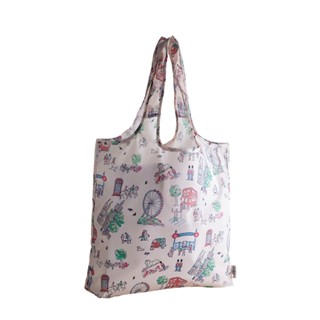Cath Kidston Female Foldaway Shopper Lovely London Ecru
