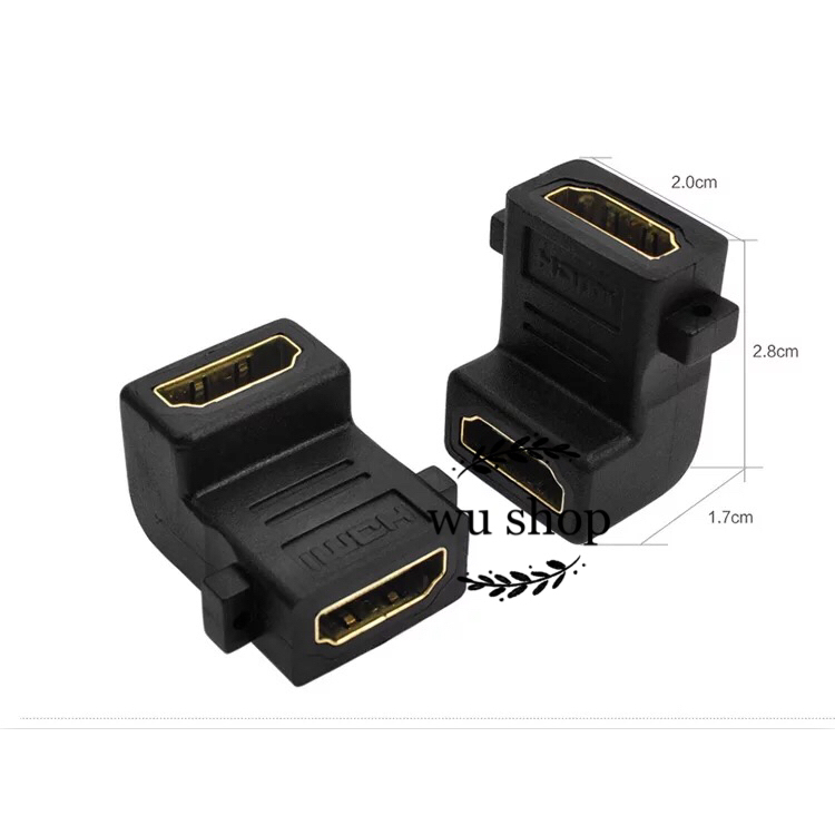 ขั้วต่อ HDMI ตัวเมียเป็นตัวเมีย สายต่อ HDMI รุ่นขั้วต่อความละเอียดสูง 1.4 วิดีโอคอมพิวเตอร์ HDMI เชื