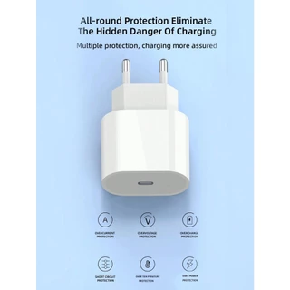 Power Adapter Sajai อะแดปเตอร์ SJ-70 20W TYPE-C ปลั๊กชาร์จแบบEU USB-C Power Adapter