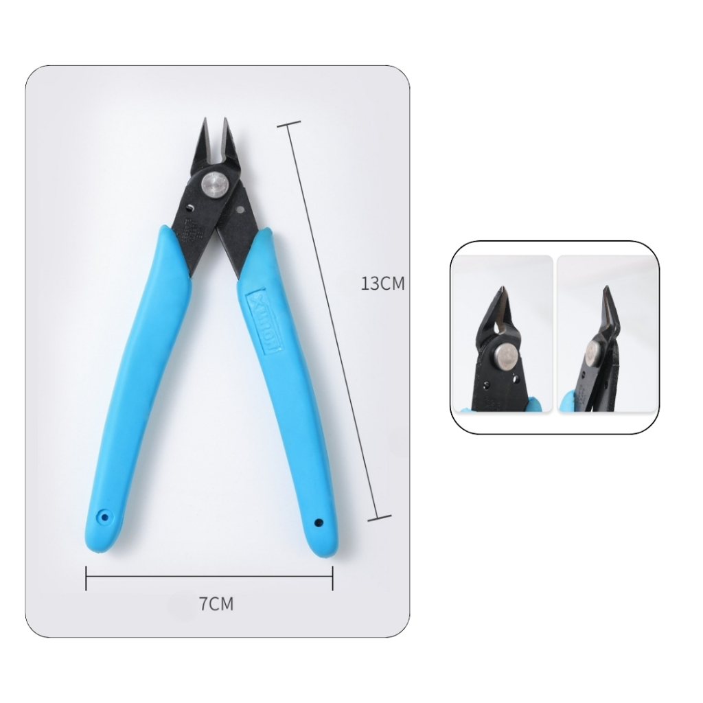 กรรไกรตัดจิวเวลรี่ กรรไกรตัดเพชร คีมปลายแหลม ใช้ตัดอะไหล่ติดเล็บต่างๆ (พร้อมส่ง) - รูปที่ 6