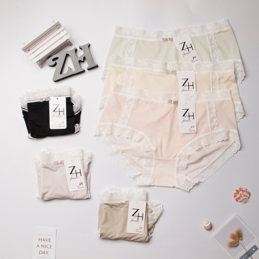 ZH-FOREVER.295  กางเกงในผ้าชีฟอง