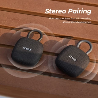 [ ประกันศูนย์ไทย 1 ปี ] Tozo SoundGO ลำโพงไร้สายพกพา เบสตูม เชื่อมต่อ2เครื่องเป็นสเตอริโอได้