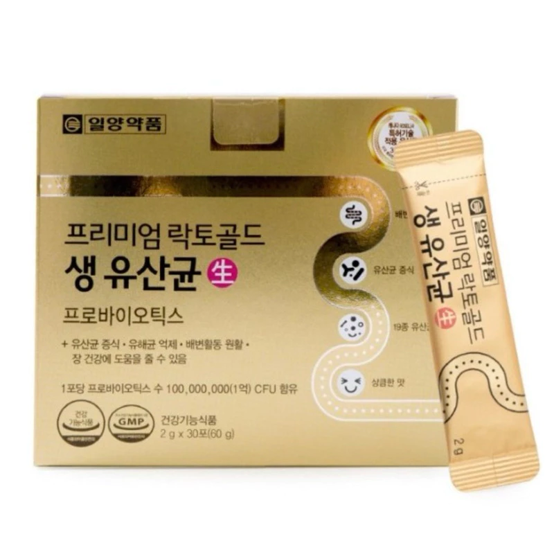 [แท้🇰🇷] Ilyang Premium Lacto Gold Probiotics 1 กล่อง 30 ซอง โพรไบโอติกส์ ช่วยย่อยอาหาร thumbnail 3