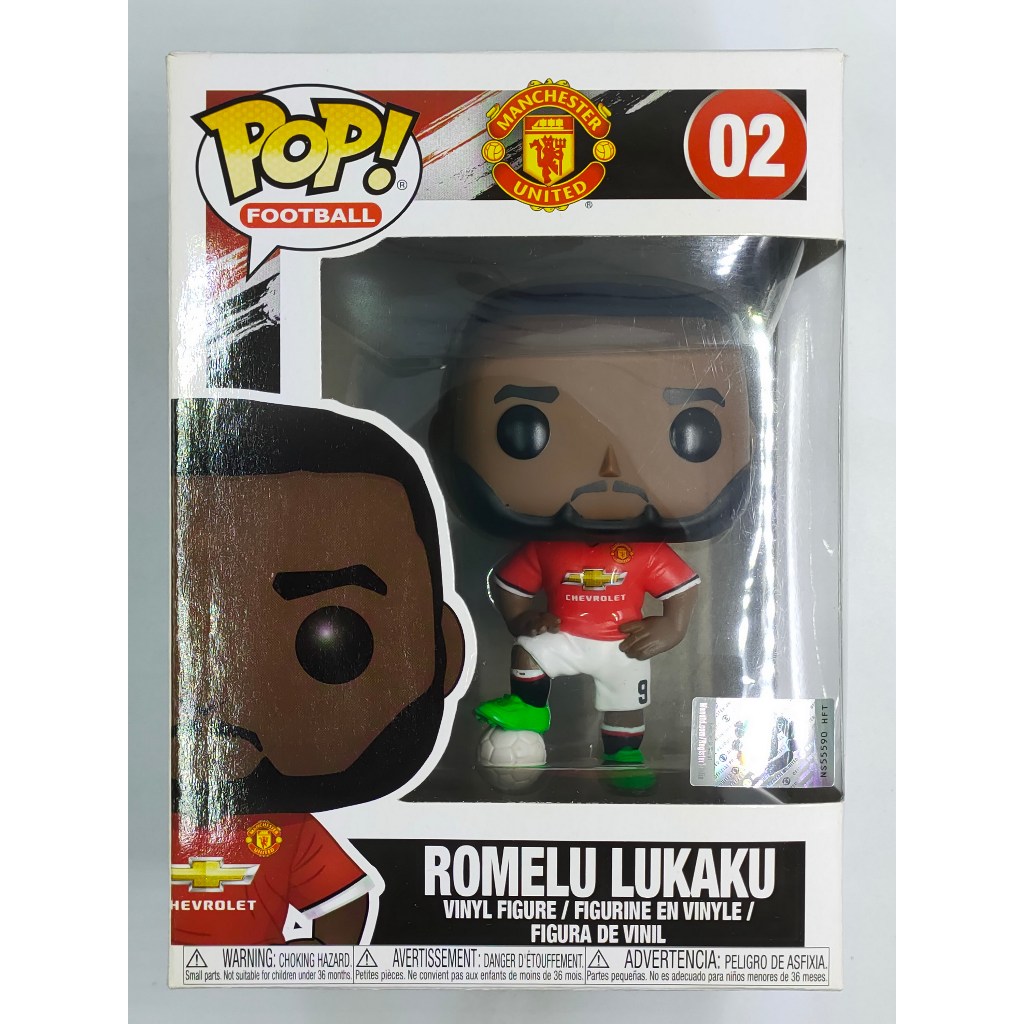 Funko Pop Football Manchester United - Romelu Lukaku #02 (กล่องมีตำหนินิดหน่อย)