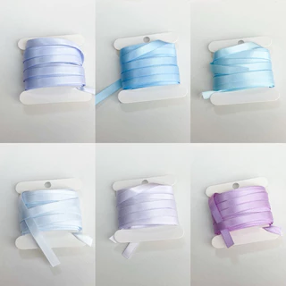 ♡ พร้อมส่ง | (5 หลา) Satin Ribbon โบว์ ริบบิ้น ซาติน ขนาด 6 mm / 0.6 cm