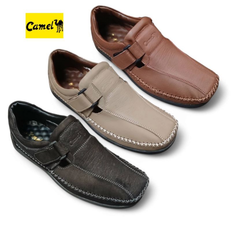 Camel รุ่น CM-110 รองเท้าผู้ชายหนังแท้ Size 40-45