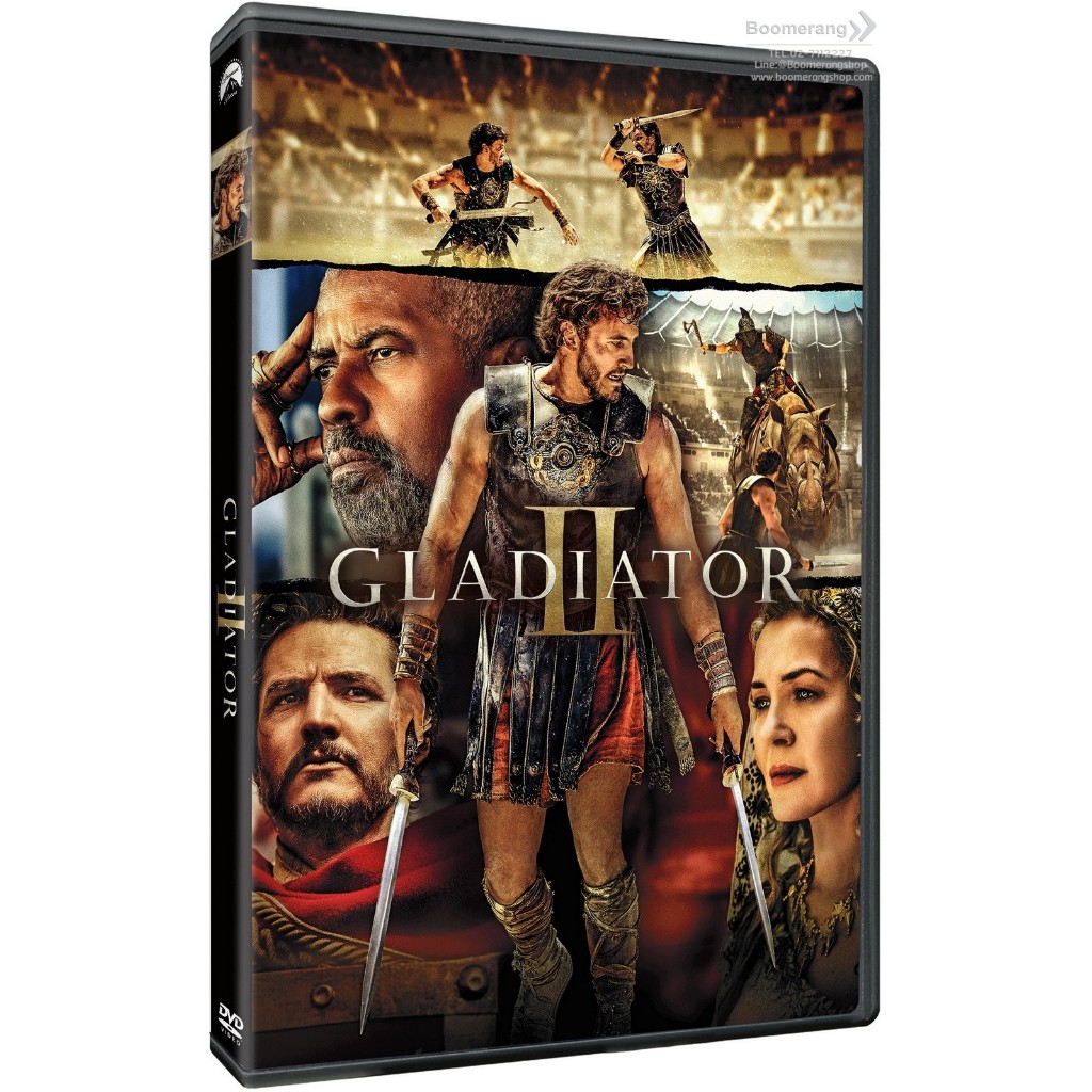 Gladiator II /แกลดดิเอเตอร์ นักรบผู้กล้า ผ่าแผ่นดินทรราช 2 (SE) (DVD มีเสียงไทย-มีซับไทย) (แผ่น Impo