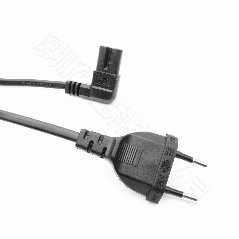 สาย AC C7 แบบหัวงอ 90องศา ยาว 2เมตร / 3เมตร / 5เมตร มีแบบปลั๊กงอและตรงให้เลือกด้วย ใช้กับ ลำโพง samsung tv ps5 ps4