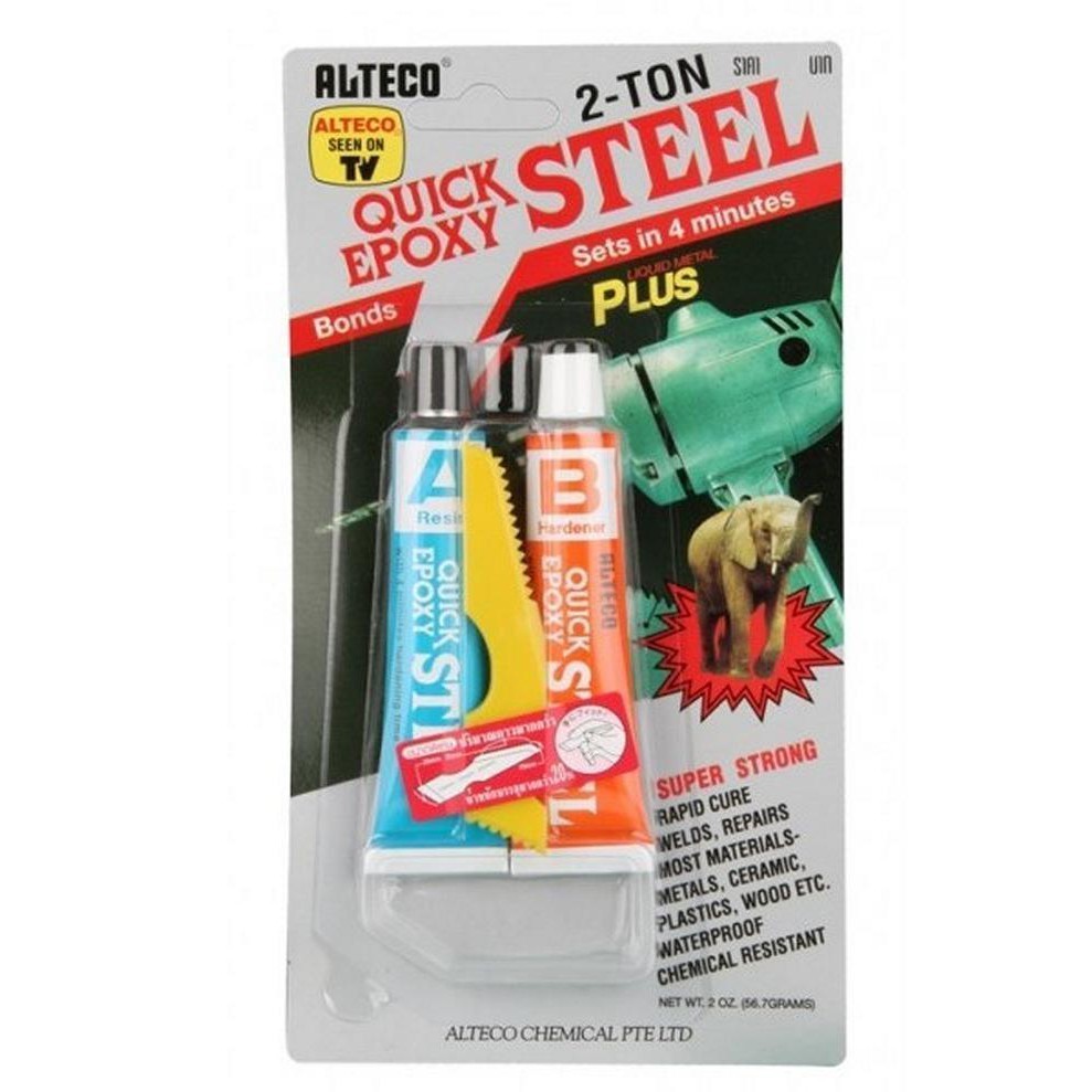 Alteco กาวซีเมนต์เหล็ก อีพ็อกซี่ 2 ตัน 4 นาที, KIMSON
