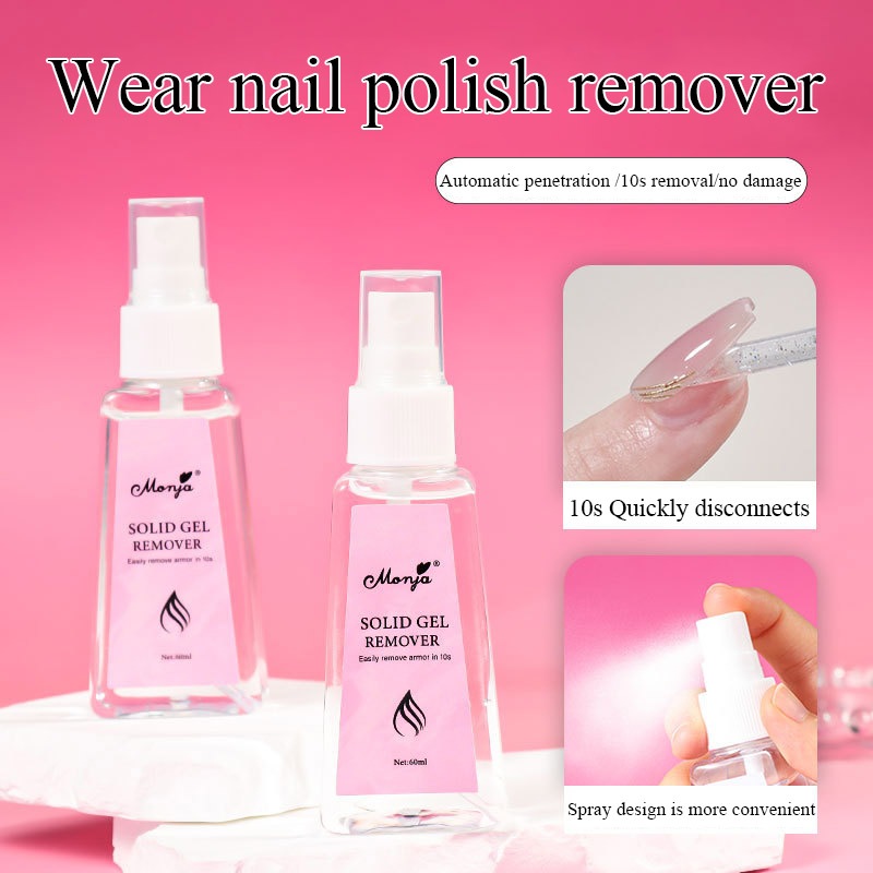 Windind Myyeah 60ml เล็บกาว ตัวกำจัด สําหรับกดบนเล็บ กาวทาเล็บปลอมกาว DIY เครื่องมือทําเล็บ
