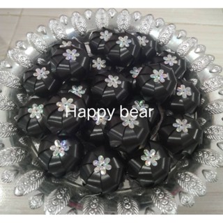 เหรียญโปรยทาน งานขาวดำ ตัวเปล่า 1แพค 50ชิ้น ใส่เหรียญทีหลัง