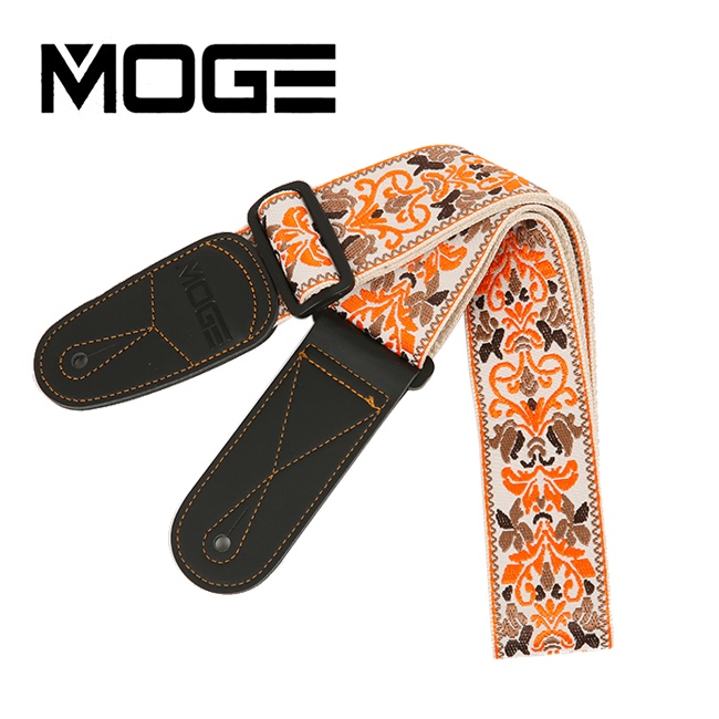 MOGE MG09 Braided Embroidered Guitar Strap สายสะพายกีต้าร์ ผ้าถัก ลายปัก ราคา ถูกที่สุด ดีลบีเคเค แกลเลอรีภาพที่ 2