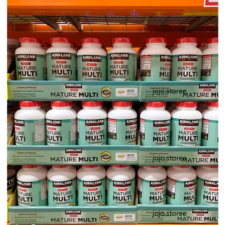 (Exp.05/2027) kirkland Mature Multi Vitamin Adult 50+ 400 เม็ด วิตามินรวม สำหรับวัยทอง 50ปีขึ้นไป