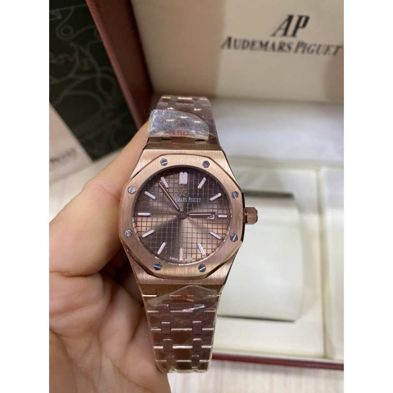 AP นาฬิกาข้อมือผู้หญิง 34 mm ระบบถ่าน นาฬิกาแฟชั่น