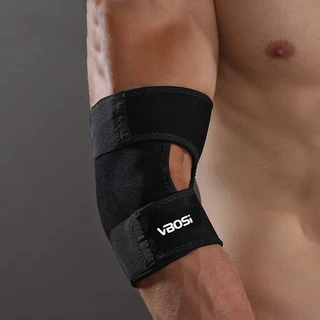 ผ้าพันข้อศอก VBOSI (JINGBA เดิม) ELBOW SUPPORT ผ้าพยุงข้อศอก ลดอาการปวดกล้ามเนื้อ ใส่ทำงาน ออกกำลังกาย ผ้ายืดขนาดฟรีไซร์
