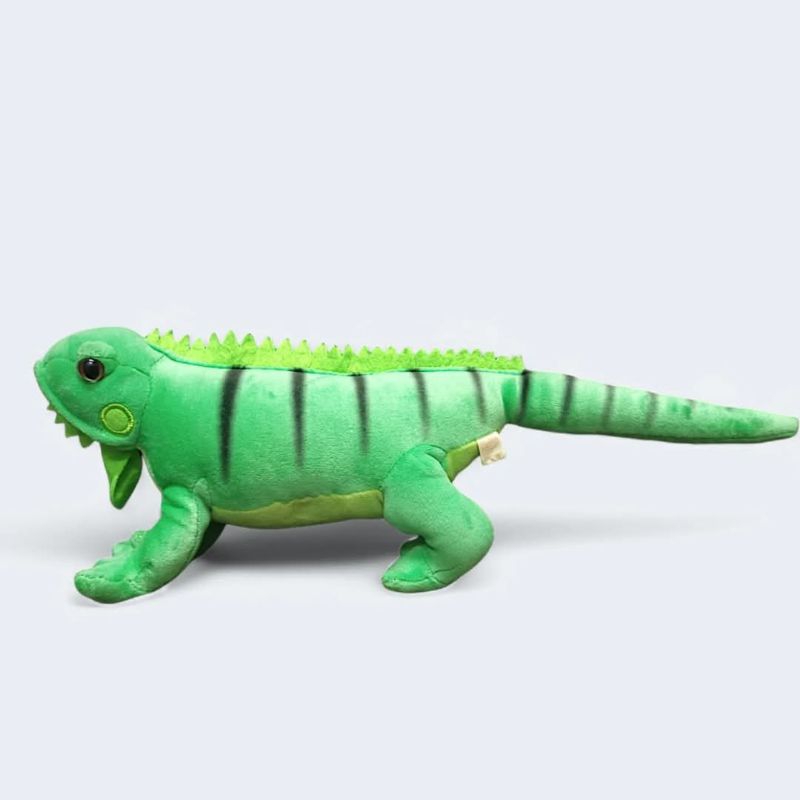 Iguanaตุ๊กตาอีกัวน่าเขียวขนาดประมาณ 36cm.  #iguana#iguanadolls#อีกัวน่า #ตุ๊กตาอีกัวน่า