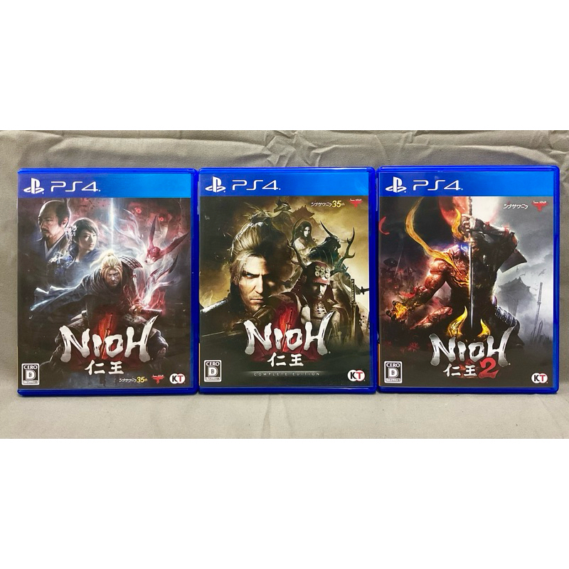 แผ่นแท้ [PS4] รวมทุกภาค Nioh (Japan) มี (EN : Support) nioh 1 2