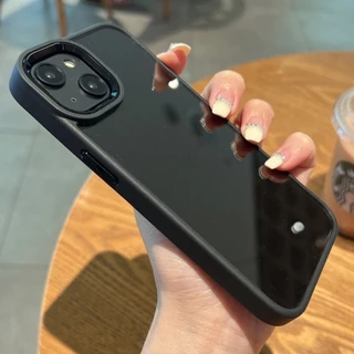 Silicone ชุบด้วยไฟฟ้าเคส For iPhone 13 11 15 16 14 Pro Max 12 7 8 Plus XR X Xs SE 6s 15promax 16promax เคสโทรศัพท์มือถือ