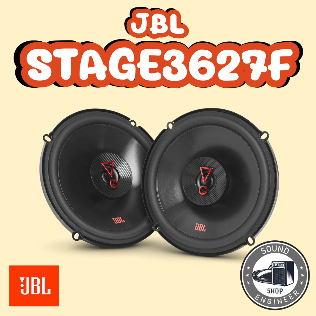 ลำโพงใหม่ขายดี !!JBL STAGE3 627F ลำโพงรถยนต์ ลำโพงติดรถยนต์คู่หน้าหรือ หลัง ขนาด 6.5