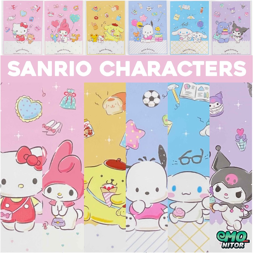 สลีฟลาย SANRIO CHARACTERS ติด Bushiroad แบบแยก 1 ซอง (ขนาด 92X67mm.)