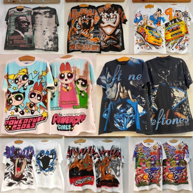เสื้อOVP งานป้าย งาน USA. งานวง การ์ตูนเอนิเมะ