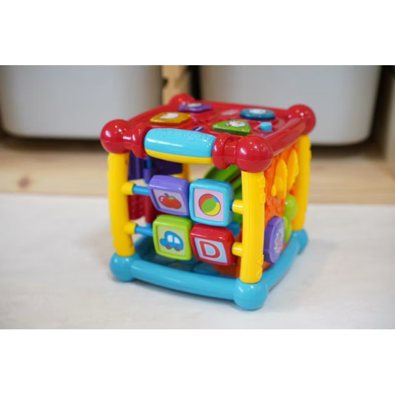 VTech Purple Color Baby Activity Cube 9 in 1 Early Learning Busy 6-36 เดือน กล่องกิจกรรม 6 ด้าน