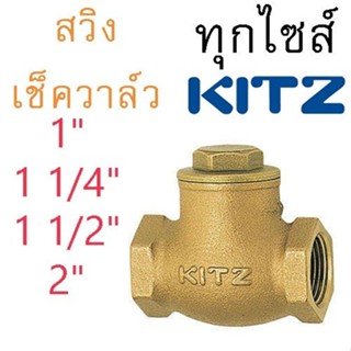 สวิงเช็ควาล์ว สวิง เช็ควาล์วทองเหลือง คิทส์ FIG.R KITZ 1