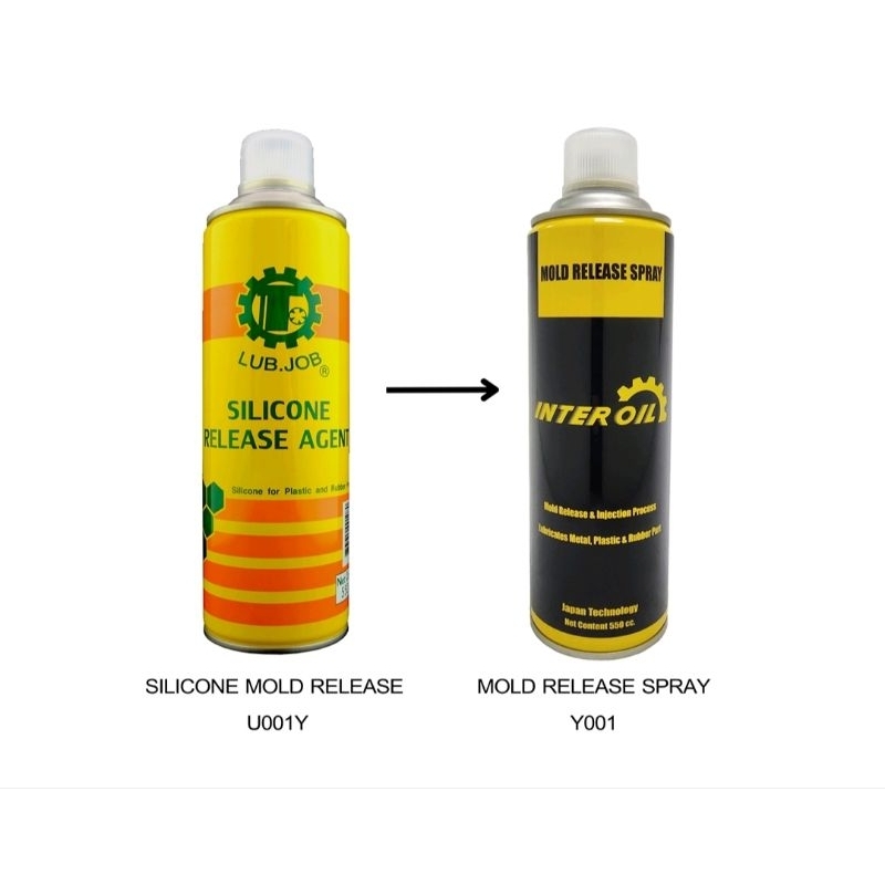 สเปรย์ฉีดแม่พิมพ์พลาสติก LUB.JOB U001 ขนาด550cc