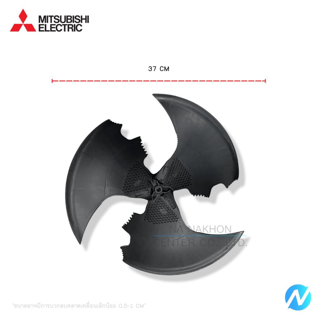 ใบพัดลมคอยล์ร้อน อะไหล่แอร์ อะไหล่แท้ MITSUBISHI ELECTRIC รหัส E22 94B 501 (E2294B501) - รูปที่ 3