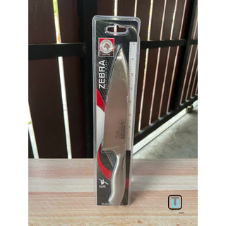 Zebra ซีบรา ตราหัวม้าลาย มีดครัว 7.5 นิ้ว/ มีดสับ 7นิ้วรุ่น PRO II ZEBRA CHEF KNIFE