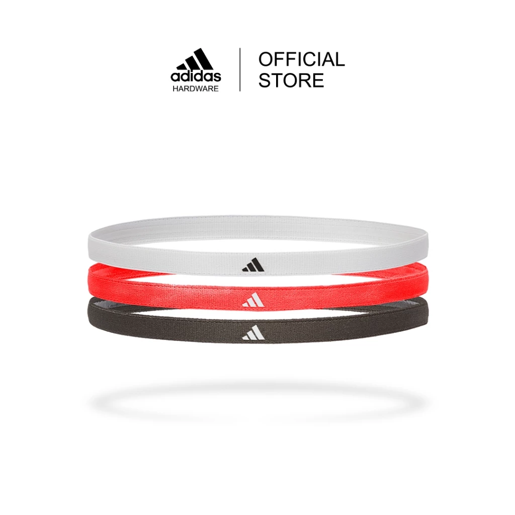 adidas ที่คาดผม สีดำ, สีขาว, สีแดง / Hairbands Black, White, Solar Red