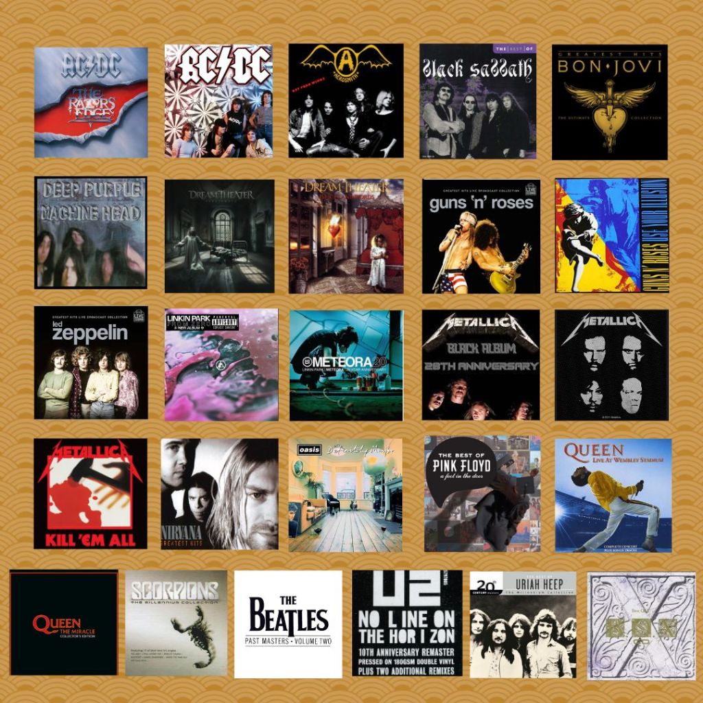 USB FALSH DRIVE รวมเพลงวง ROCK สากล เป็นไฟล์เพลงคุณภาพสูง ไฟล์ FLAC กับ  WAV   บรรจุอยู่ใน Flash Drive 32GB