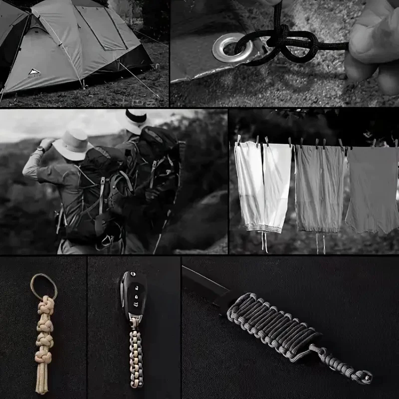 เชือกพาราคอร์ด PARACORD 550 4 mm 9 แกน อเนกประสงค์ thumbnail 7