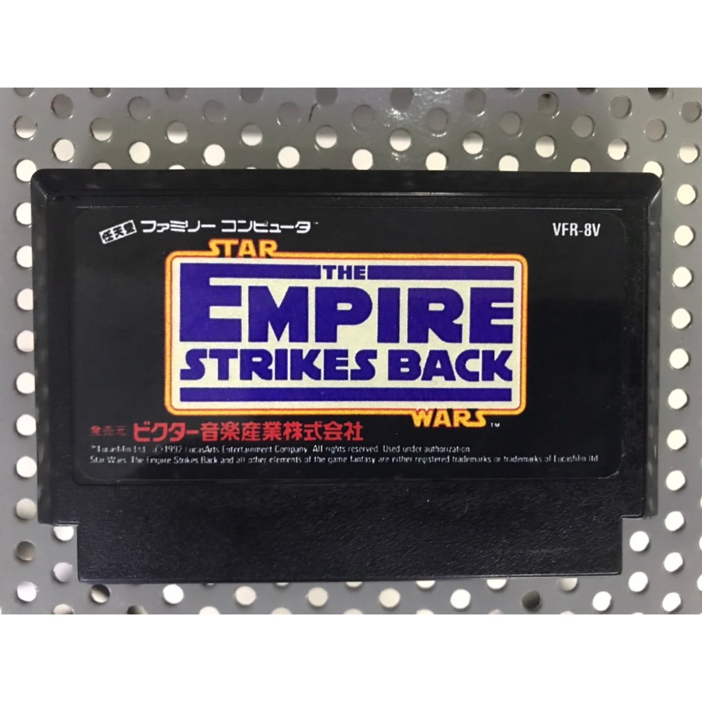ตลับ FC Star Wars - The Empire Strikes Back ตลับภาษาอังกฤษ ตลับภาษาญี่ปุ่น (ตลับ FC Repro)